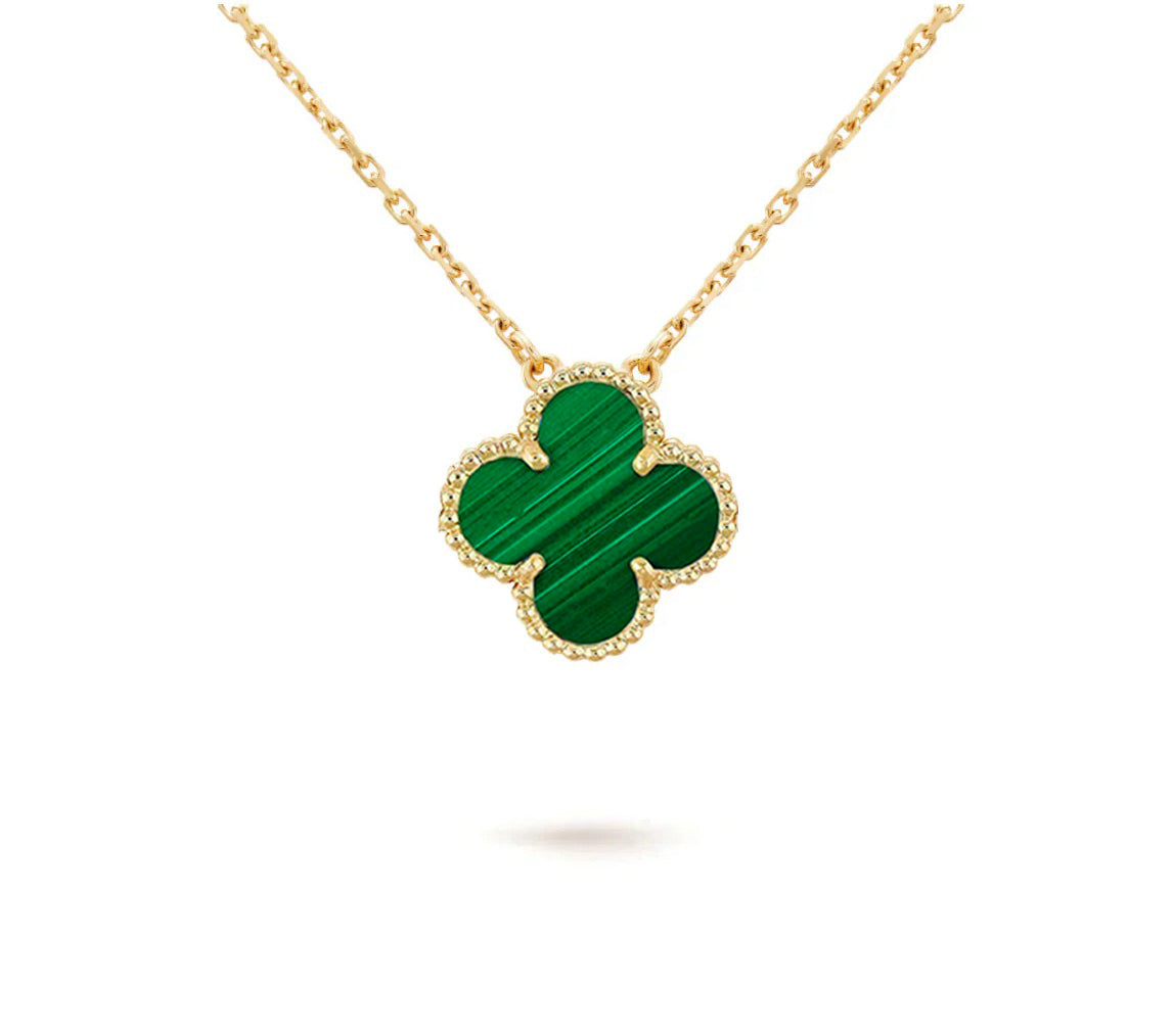 [Azure Tears]15MM CLOVER FLOWER PENDANT NECKLACE COLLECTION