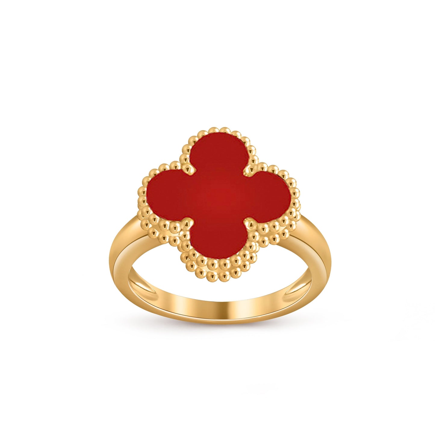 [Azure Tears]LUCKY CLOVER VINTAGE GOLD RING COLLECTION