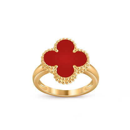 [Azure Tears]LUCKY CLOVER VINTAGE GOLD RING COLLECTION