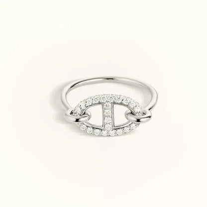 [Azure Tears]RONDE SMALL SILVER DIAMOND RING