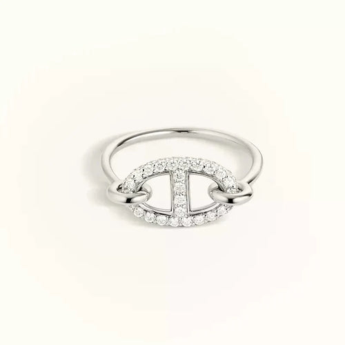 [Azure Tears]RONDE SMALL SILVER DIAMOND RING
