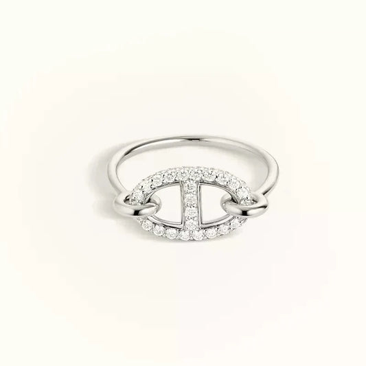[Azure Tears]RONDE SMALL SILVER DIAMOND RING