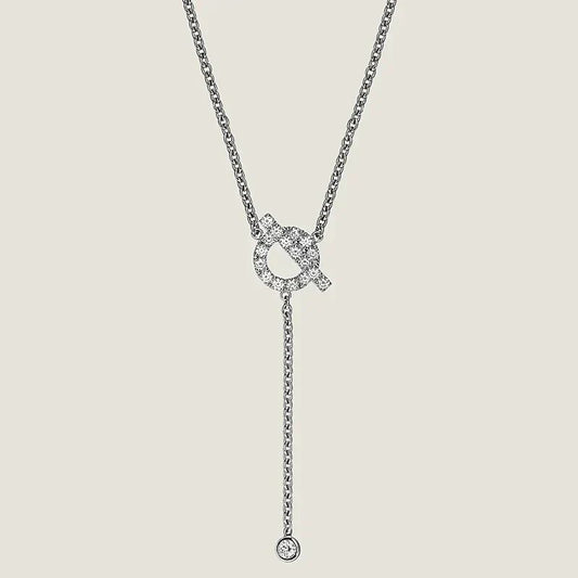 [Azure Tears]FINESSE SILVER DIAMOND NECKLACE