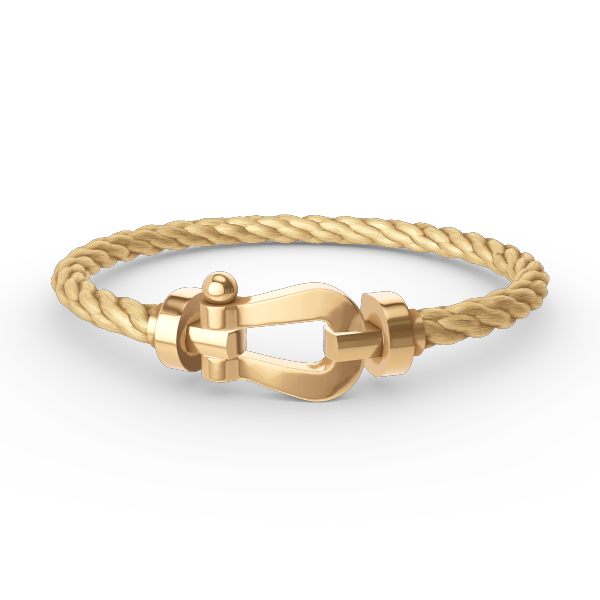 [Azure Tears]FORCE LARGE HORSESHOE BRACELET - GOLD