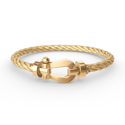 [Azure Tears]FORCE LARGE HORSESHOE BRACELET - GOLD