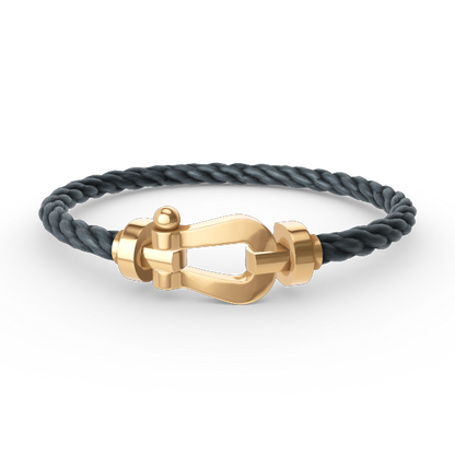 [Azure Tears]FORCE LARGE HORSESHOE BRACELET - GOLD