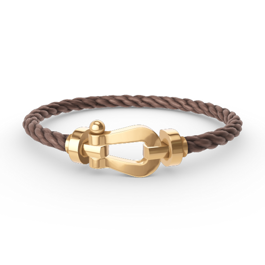 [Azure Tears]FORCE LARGE HORSESHOE BRACELET - GOLD