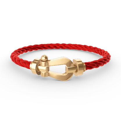 [Azure Tears]FORCE LARGE HORSESHOE BRACELET - GOLD