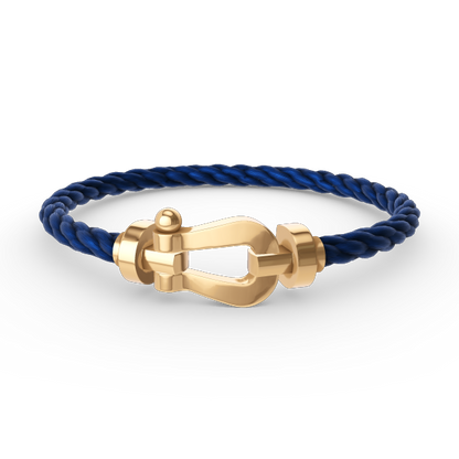 [Azure Tears]FORCE LARGE HORSESHOE BRACELET - GOLD