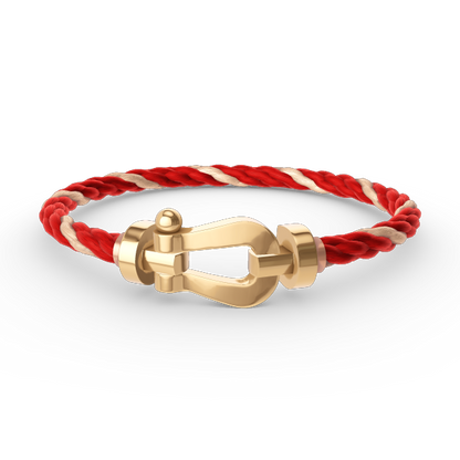 [Azure Tears]FORCE LARGE HORSESHOE BRACELET - GOLD