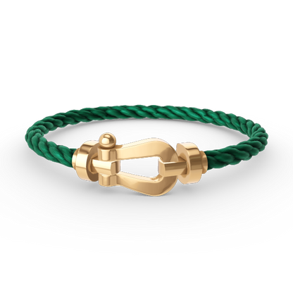 [Azure Tears]FORCE LARGE HORSESHOE BRACELET - GOLD