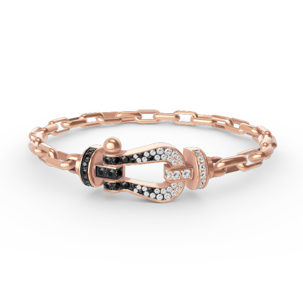 [Azure Tears]FORCE LARGE HORSESHOE CLASP METAL BRACELET