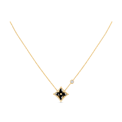 [Azure Tears]STAR BLACK MOP NECKLACE