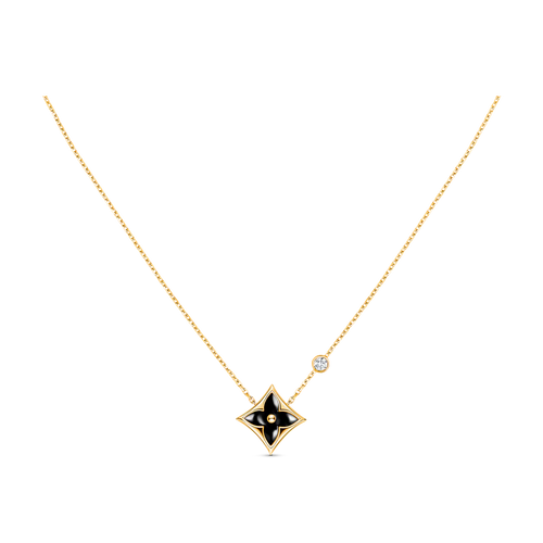 [Azure Tears]STAR BLACK MOP NECKLACE