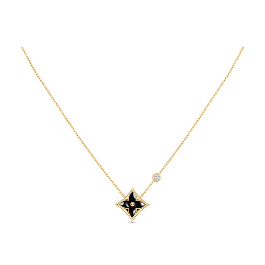 [Azure Tears]STAR BLACK MOP NECKLACE