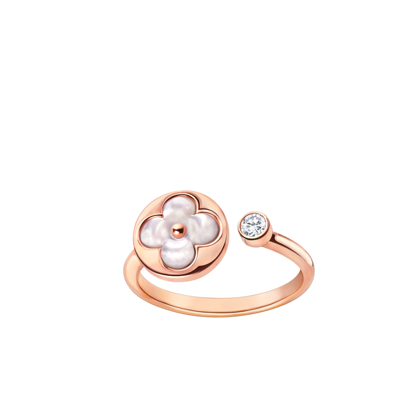 [Azure Tears]SUN 1 DIAMOND PINK MOP RING