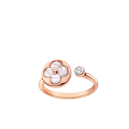 [Azure Tears]SUN 1 DIAMOND PINK MOP RING