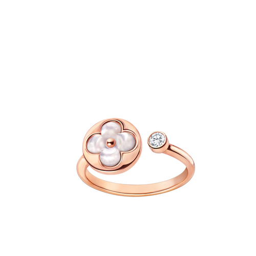 [Azure Tears]SUN 1 DIAMOND PINK MOP RING