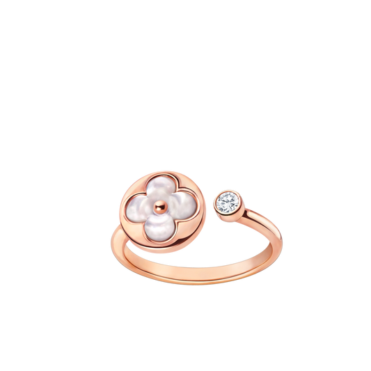 [Azure Tears]SUN 1 DIAMOND PINK MOP RING
