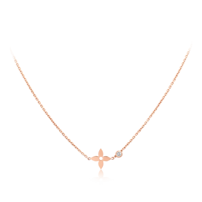 [Azure Tears]BLOSSOM PENDANT ROSE GOLD AND DIAMOND