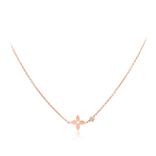 [Azure Tears]BLOSSOM PENDANT ROSE GOLD AND DIAMOND