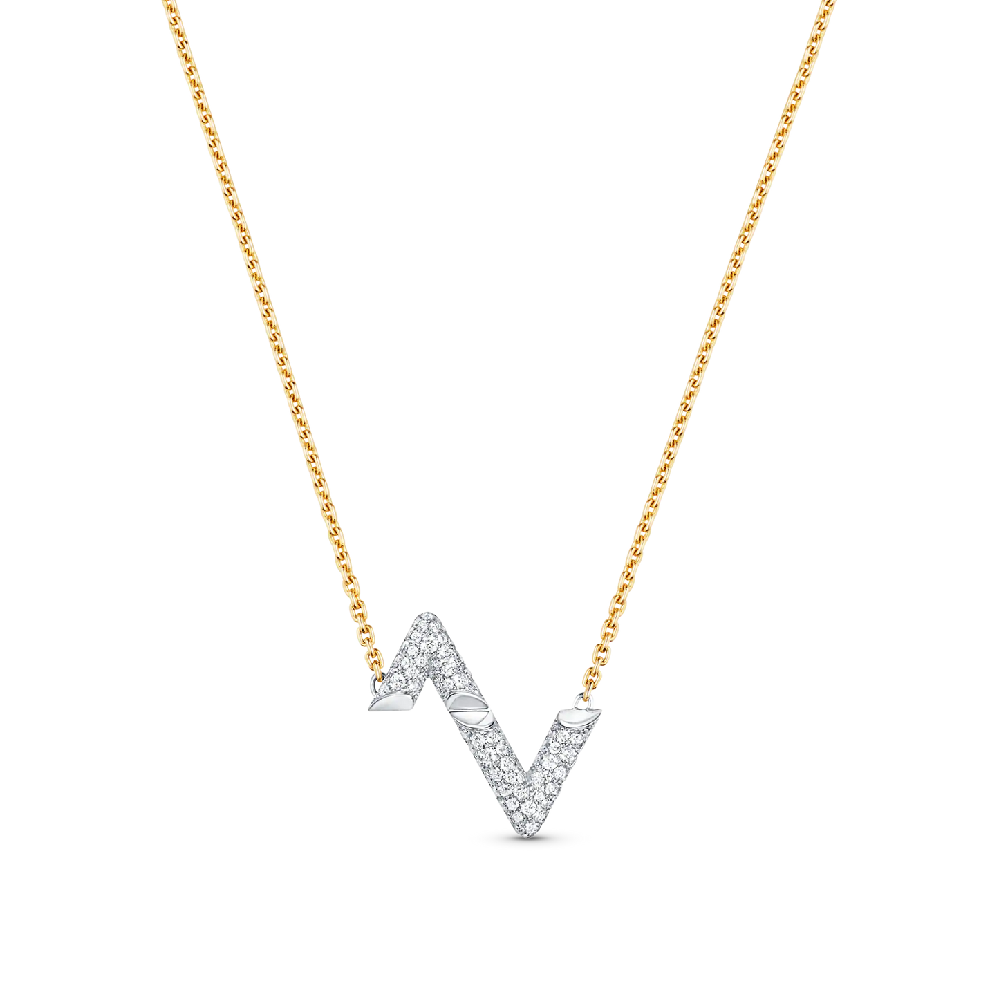 [Azure Tears]VOLT SILVER DIAMOND PEDANT NECKLACE