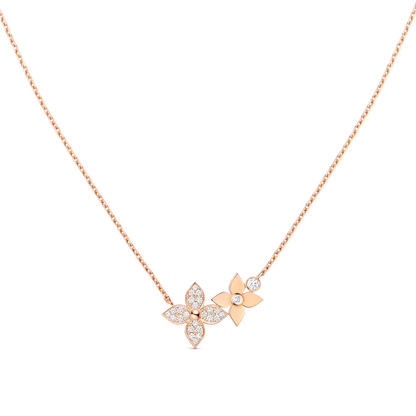 [Azure Tears]STAR BLOSSOM NECKLACE ROSE GOLD DIAMONDS