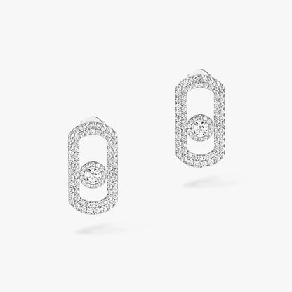 [Azure Tears]SO MOVE PAVÉ DIAMOND EARRINGS