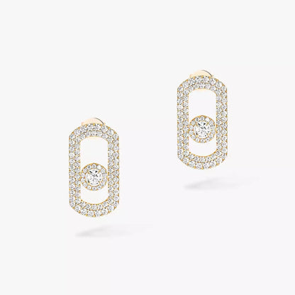 [Azure Tears]SO MOVE PAVÉ DIAMOND EARRINGS