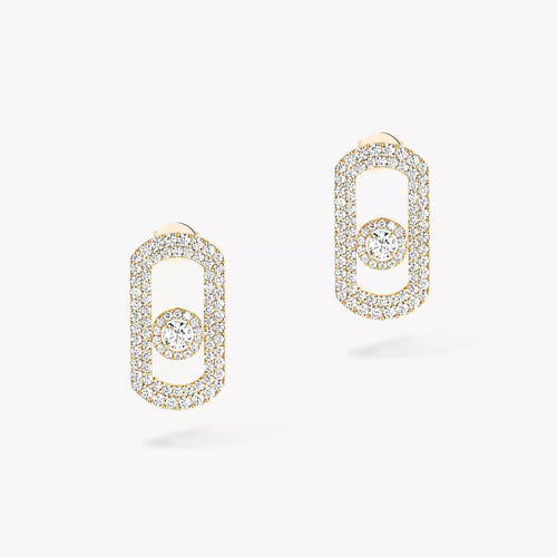 [Azure Tears]SO MOVE PAVÉ DIAMOND EARRINGS