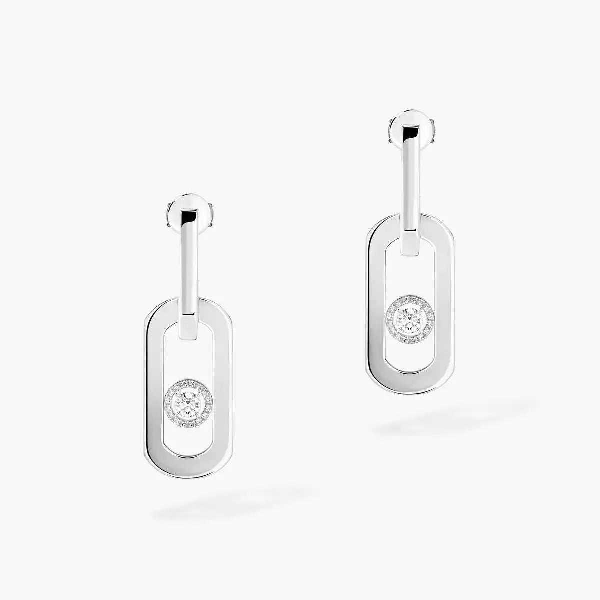[Azure Tears]SO MOVE XL DIAMOND HOOP EARRINGS