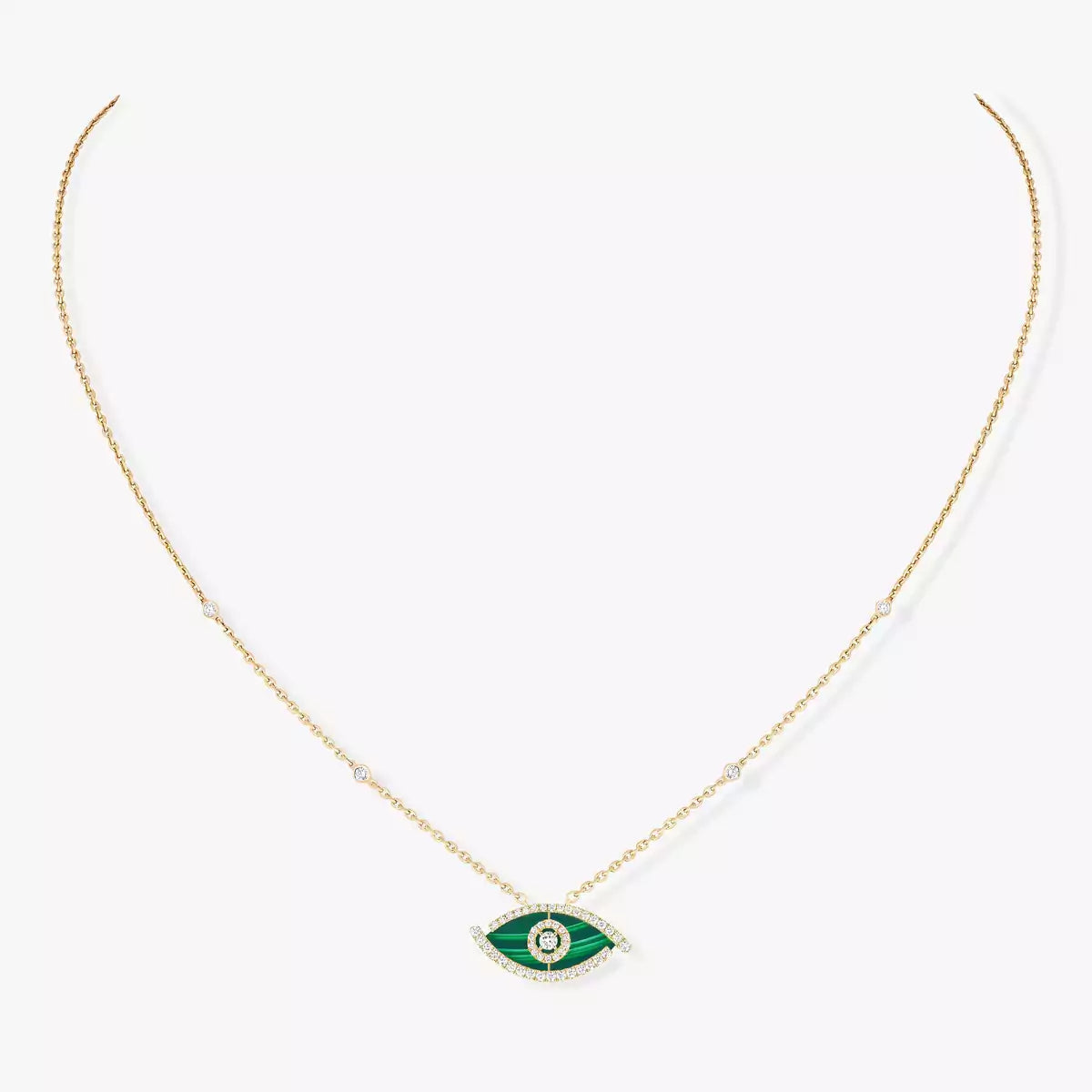 [Azure Tears]LUCKY EYE DIAMOND NECKLACE