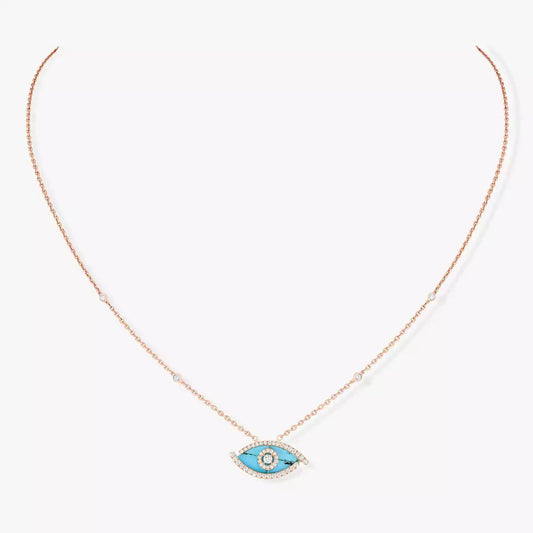 [Azure Tears]LUCKY EYE DIAMOND NECKLACE