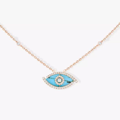 [Azure Tears]LUCKY EYE DIAMOND NECKLACE