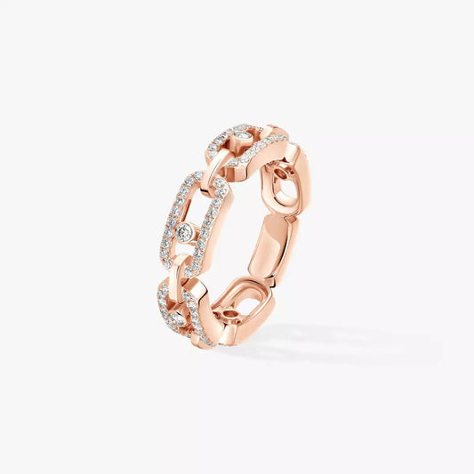 [Azure Tears]MOVE LINK PAVÉ DIAMOND RING