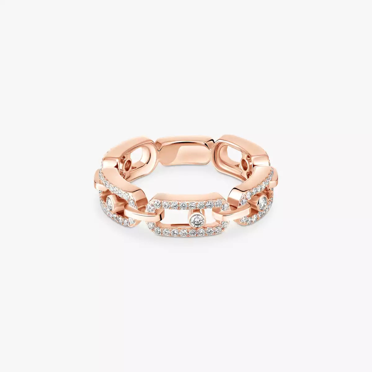 [Azure Tears]MOVE LINK PAVÉ DIAMOND RING