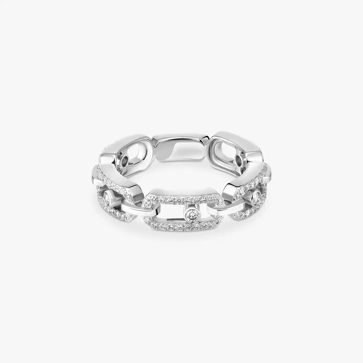 [Azure Tears]MOVE LINK PAVÉ DIAMOND RING