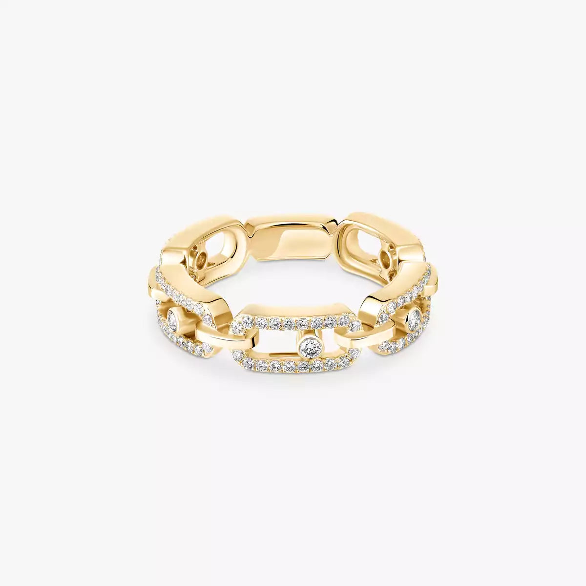 [Azure Tears]MOVE LINK PAVÉ DIAMOND RING