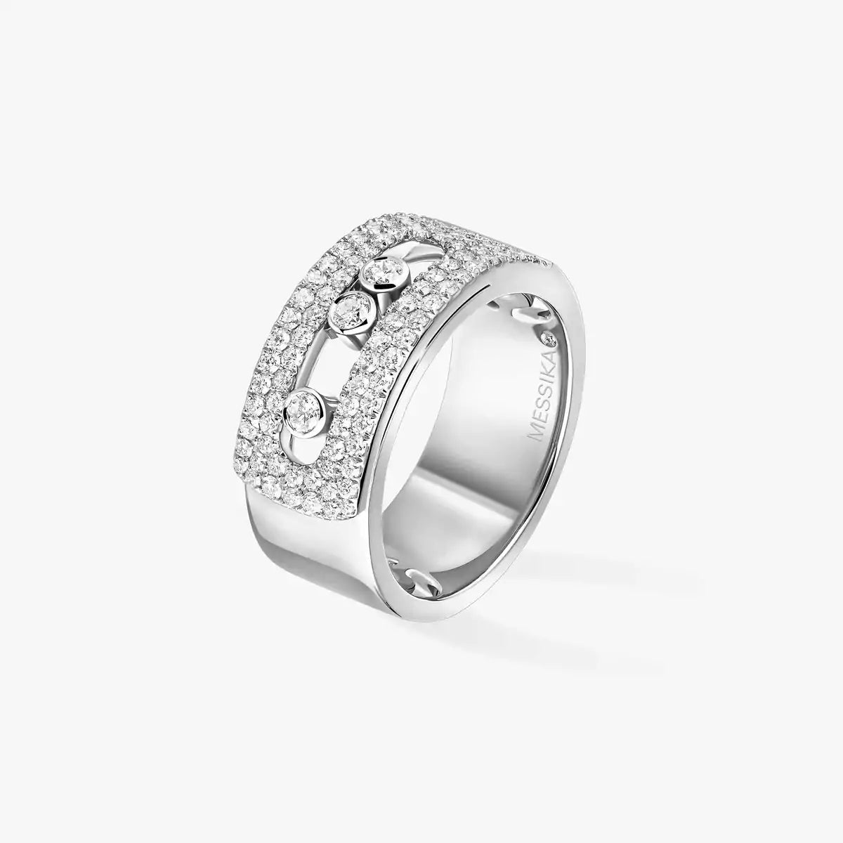[Azure Tears]MOVE NOA PAVÉ DIAMOND INTERLOCKING RING
