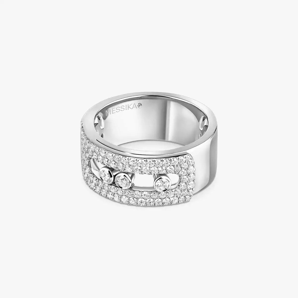 [Azure Tears]MOVE NOA PAVÉ DIAMOND INTERLOCKING RING