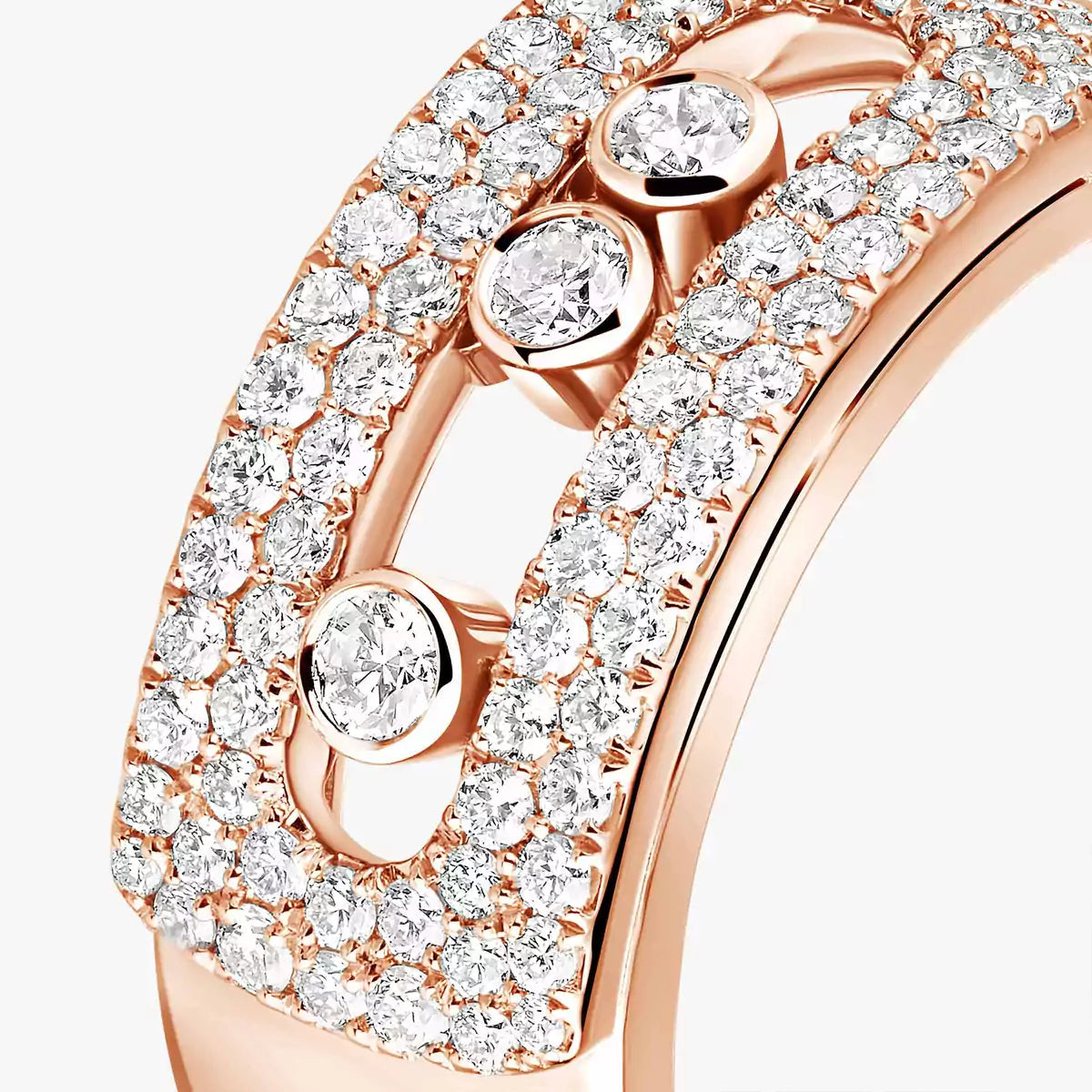 [Azure Tears]MOVE NOA PAVÉ DIAMOND INTERLOCKING RING