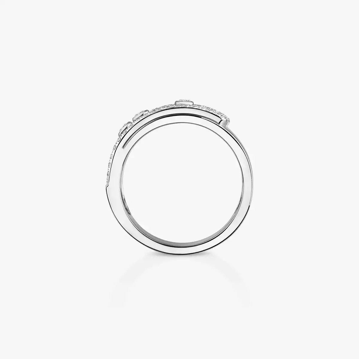 [Azure Tears]MOVE NOA PAVÉ DIAMOND INTERLOCKING RING