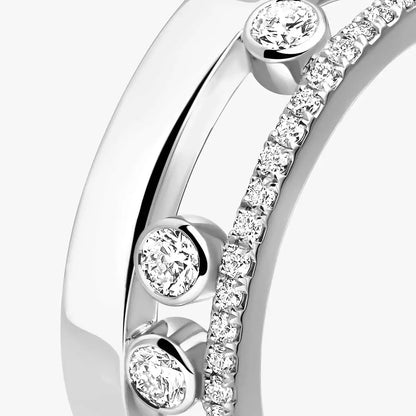[Azure Tears]MOVE NOA PAVÉ DIAMOND INTERLOCKING RING
