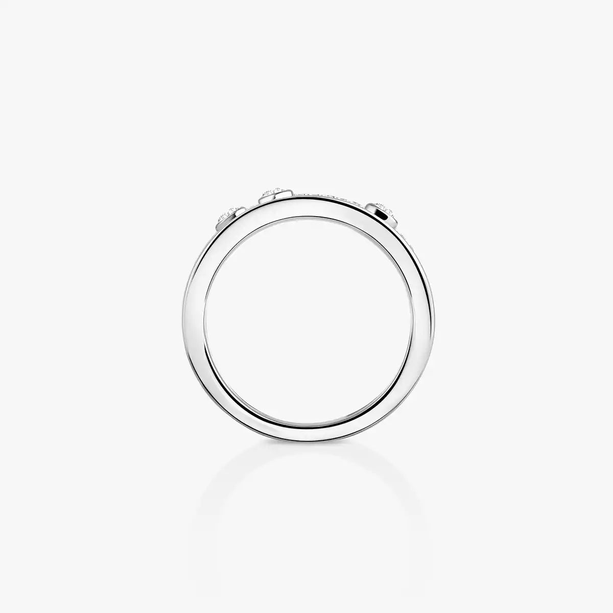 [Azure Tears]MOVE NOA PAVÉ DIAMOND INTERLOCKING RING