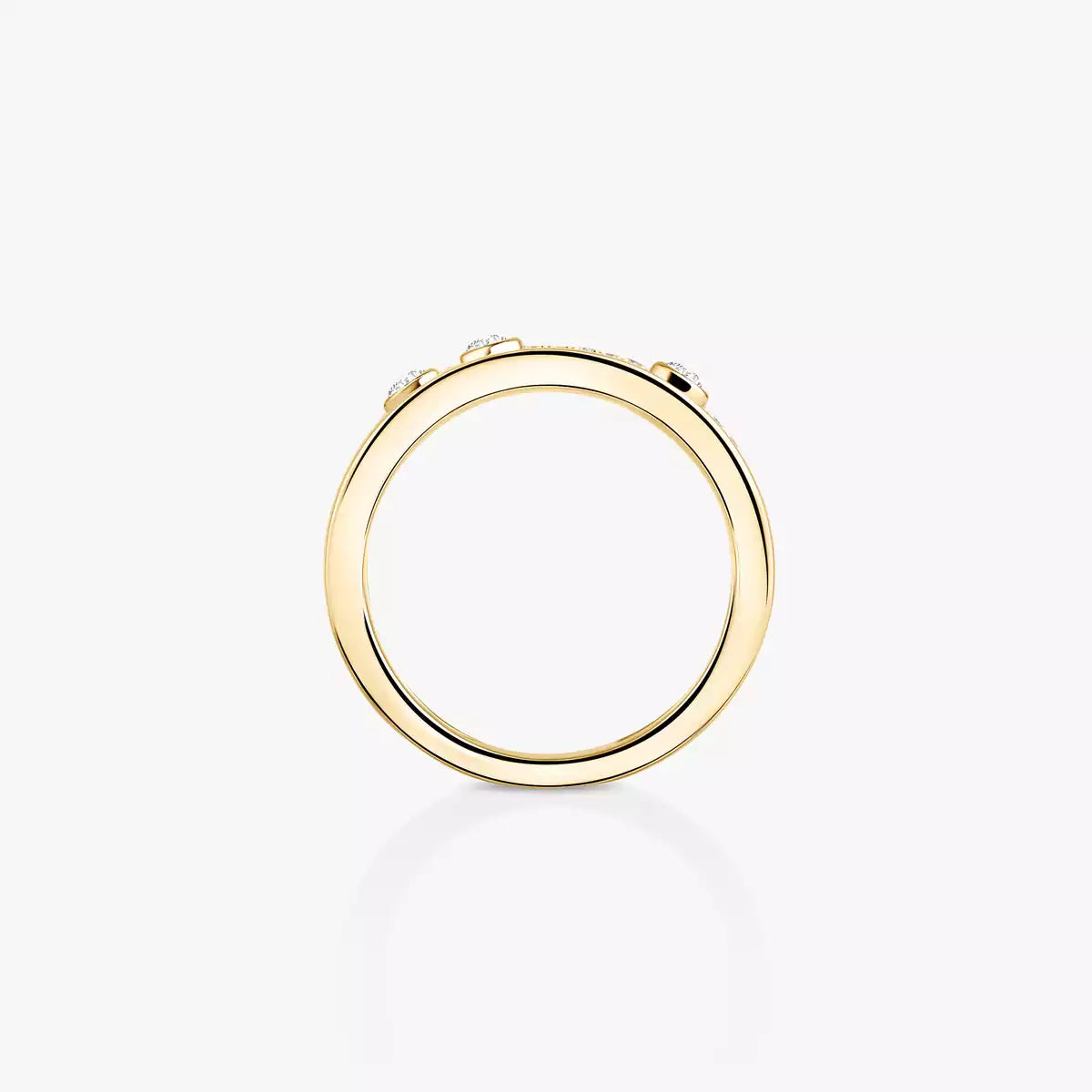 [Azure Tears]MOVE NOA PAVÉ DIAMOND INTERLOCKING RING