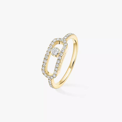 [Azure Tears]MOVE UNO FULL PAVÉ DIAMOND RING