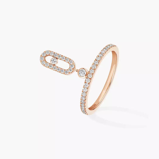 [Azure Tears]MOVE UNO DIAMOND RING