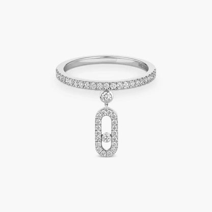[Azure Tears]MOVE UNO DIAMOND RING