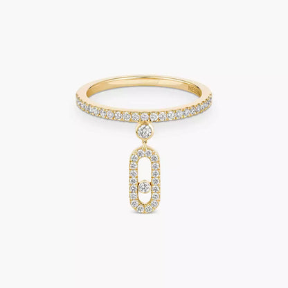 [Azure Tears]MOVE UNO DIAMOND RING