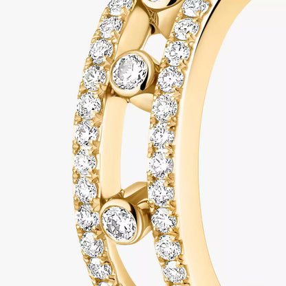 [Azure Tears]MOVE PAVÉ DIAMOND HOOP EARRINGS